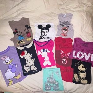 10 DISNEY SHIRTS- NEW/Perfect Condition!